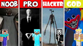 Minecraft NOOB vs PRO vs HACKER vs GOD TREVOR HENDERSON SCP HOUSE CHALLENGE in Minecraft ! Animation