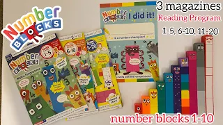Number blocks Maths program, 3 magazines with number blocks 1-10!!! 🥰👍😊