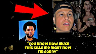 THE WEEKND ENDS CONCERT AFTER LOSING HIS VOICE!! **emotional**