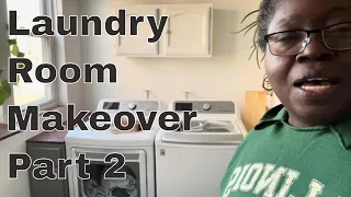 Laundry/Utility Room Makeover- Part 2 Shelving and Storage Solutions