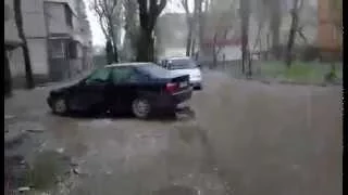 Апрельский снегопад в Одессе