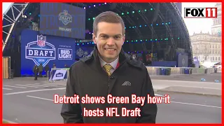 Green Bay looks on as Detroit hosts NFL Draft