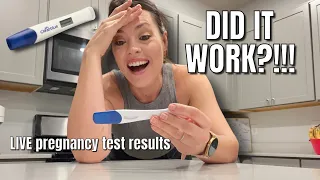 DID IT WORK?!! LIVE Pregnancy Test Results 12DPT | Frozen Embryo Transfer Results