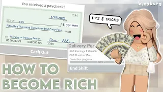 10+ ways to BECOME RICH in BLOXBURG | roblox | cloudixia ♡