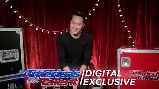 Demian Aditya Talks About His Nerves Before Death-Defying Stunt - America's Got Talent 2017