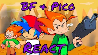 Boyfriend & Pico React to Friday Night Funkin' Meme Compilation Season 2 Vol 1 - SliverPanda