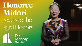 Midori Reacts to the 43rd Kennedy Center Honors