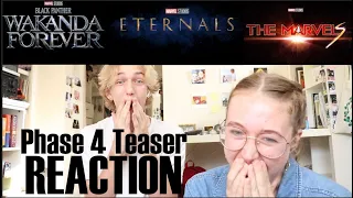 Marvel Phase 4 Teaser REACTION