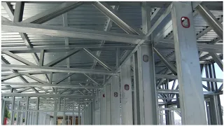 Light gauge steel frame building system for low cost housing projects