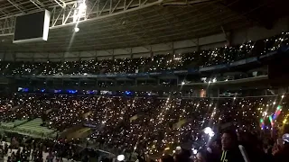 190526 B armys singing Mic Drop before the concert - Speak Yourself Tour in Brazil - Antes do Show