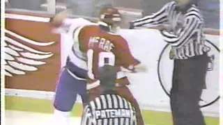 Chris Nilan vs Basil McRae