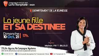 La jeune fille et sa destinée.  Past Fifi Tunasi BILOLO.