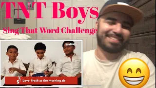 Reaction to TNT Boys Sing The Word Challenge