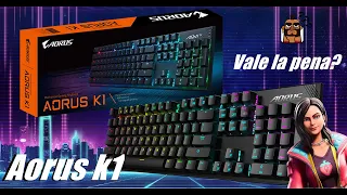 Teclado mecánico Aorus k1 review