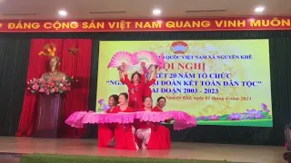 Hát về tổ quốc hôm nay thôn cán khê