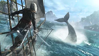Assassin's Creed IV Black Flag - Hunting Great White Shark and Humpback Whale