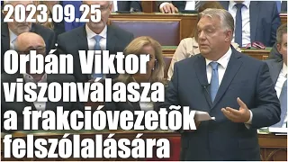 Orbán Viktor rakott rendet a frakcióvezetők fejében.