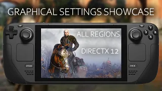 Witcher 3 Complete Edition DX12 on Steam Deck - all regions, HIGH settings - 35-40 FPS