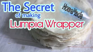 The Secret of making Springroll Wrapper | Lumpia Wrapper