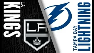 NHL 20 - Los Angeles Kings Vs Tampa Bay Lightning Gameplay - NHL Season Match Jan 14, 2020