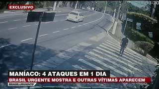 SP: Câmeras mostram ataque de maníaco