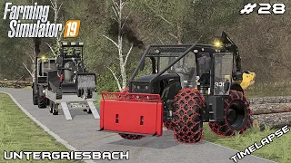 Cleaning out forest for new PROJECT | Animals on Untergriesbach | Farming Simulator 19 | Episode 28