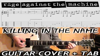 Killing In The Name GUITAR TAB COVER Rage Against The Machine | Lesson Tutorial | RATM