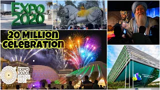 [4k] Expo 2020 Dubai | 20 million visitors milestone celebration  | Expo 2020 Tour