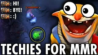 TECHIES FOR MMR!! HI POOR GUY ANTI MAGE!! EXPLOSION!! | TECHIES OFFICIAL