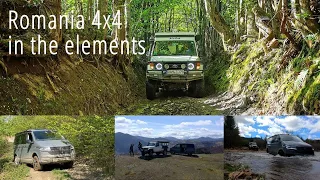 ROMANIA 4X4 OFFROAD - STUCK IN THE MUD, STUCK IN SNOW - VW T6.1 vs. TOYOTA LANDCRUSER