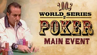 WSOP 2003 Main Event | Day 4 with Sammy Farha, Phil Ivey & Phil Hellmuth