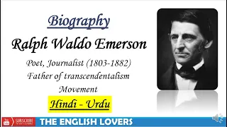 Biography of Ralph Waldo Emerson in Hindi or Urdu
