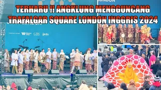 MERIAH!! ANGKLUNG DI FESTIVAL IDUL FITRI LEBARAN TRAFALGAR SQUARE LONDON INGGRIS EID IN SQUARE 2024