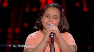 The Voice Kids ..أشرقت أحمد   مرحلة الصوت وبس   اما براوة