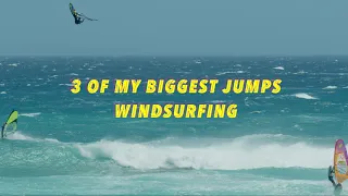 3 of the biggest Jumps of my Life windsurfing !| Ricardo Campello