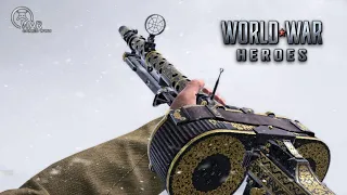 World War Heroes MG 34 Best machine gun for credits🔥 gameplay