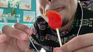 Eating Relaxing Mouth Sounds ASMR- Vero Mango,Chili Mango Lollipop🍭🌶🇲🇽 @IGNITEDASMR