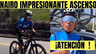 Nairo Quintana MUESTRA SU NIVEL Y ABRE ESPERANZAS AL MOVISTAR