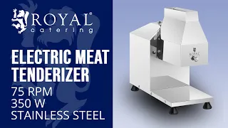 Electric Meat Tenderizer Royal Catering RCMT-350W | Product presentation