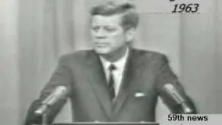 President John F. Kennedy's 59th News Conference - August 1, 1963