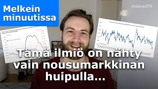 Tämä ilmiö on nähty vain nousumarkkinan huipulla…