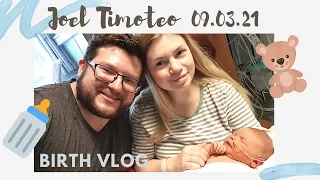 OUR BABY BOY IS HERE! /BIRTH VLOG - Labor and delivery + days at hospital + big sister meets brother