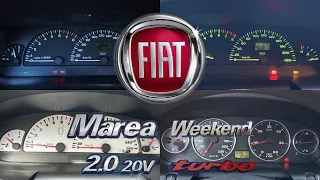 Fiat Marea (0-100 KM/H) (0-60 MPH) ACCELERATION BATTLE