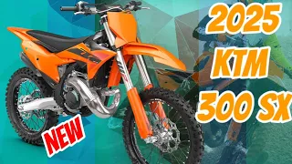 New 2025 KTM 300 SX Model Year Specification