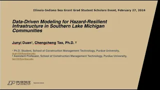 Research: Data-Driven Modeling for Hazard-Resilient Infrastructure in S. Lake Michigan Communities