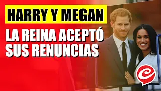 La reina aceptó la renuncia de Harry y Megan