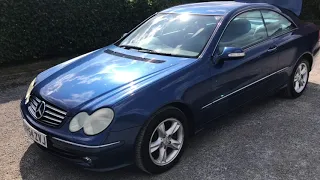 For Sale Mercedes CLK 270 CDI 54 Plate