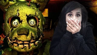 SO SCARY! Five Nights At Freddy's 3 (FNAF 3 Night #1 And #2)