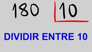 APRENDER a DIVIDIR entre DIEZ - Desplazando coma y desarrollado