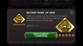 Using Rank 4 Mutant Gem from Act. 8.1 Rewards